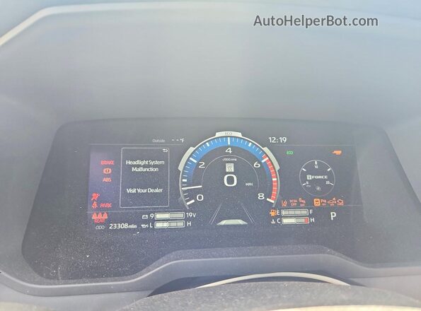5TFMA5AB6RX035965 2024 TOYOTA TUNDRA Gray ხელსაწყოთა პანელის ხედი