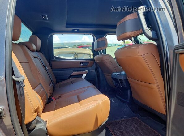 5TFMA5AB6RX035965 2024 TOYOTA TUNDRA Gray უკანა სავარძლების ხედი