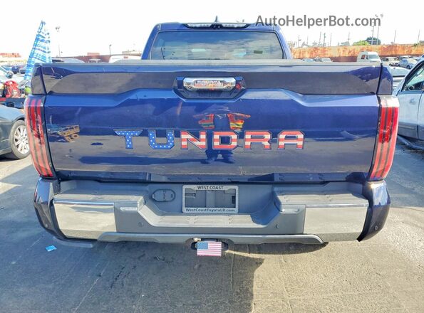 5TFMA5BC9NX001519 2022 TOYOTA TUNDRA Blue Հետևի տեսք