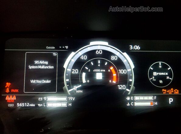5TFMA5DB0PX124908 2023 TOYOTA TUNDRA Gray ხელსაწყოთა პანელის ხედი