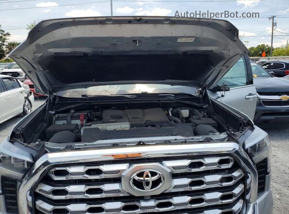 5TFMA5DB1NX034437 2022 TOYOTA TUNDRA Silver Rear interior view