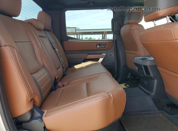 5TFMA5DB1NX034437 2022 TOYOTA TUNDRA Silver Rear seats view