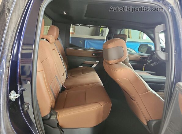 5TFMA5DB1RX189723 2024 TOYOTA TUNDRA Blue უკანა სავარძლების ხედი