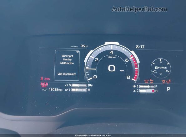 5TFMA5DB1SX284238 2025 TOYOTA TUNDRA Gray უკანა სავარძლების ხედი