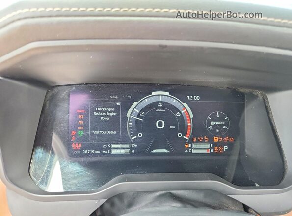 5TFMA5DB6SX279293 2025 TOYOTA TUNDRA Blue Вид щитка приладів
