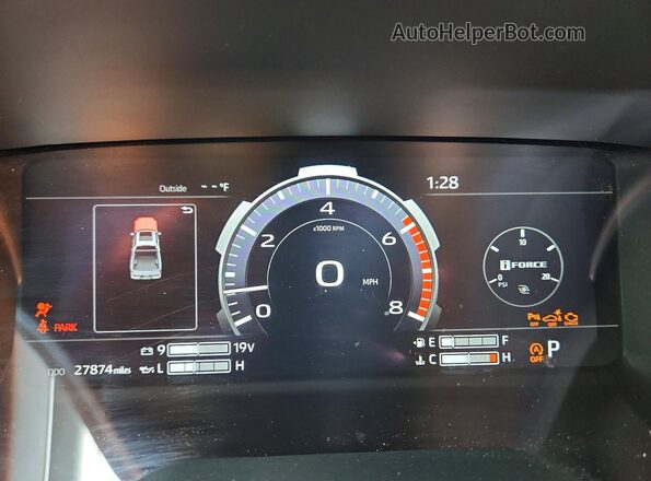 5TFMA5EC2RX025324 2024 TOYOTA TUNDRA Черный Вид щитка приборов