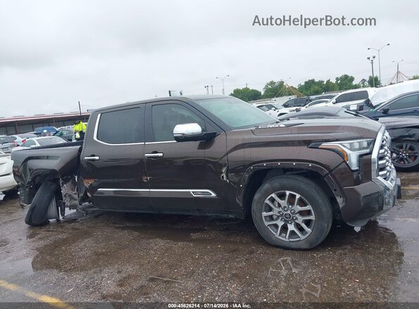 5TFMC5AB1PX002184 2023 TOYOTA TUNDRA HYBRID Brown Rear interior view