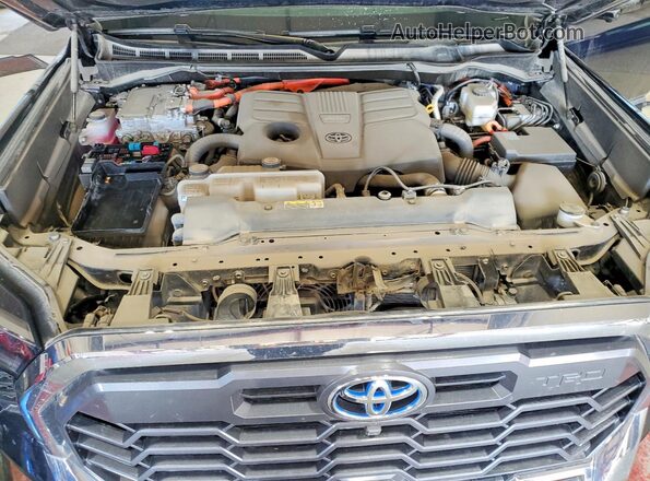5TFMC5DB1PX035147 2023 TOYOTA TUNDRA Blue Rear interior view