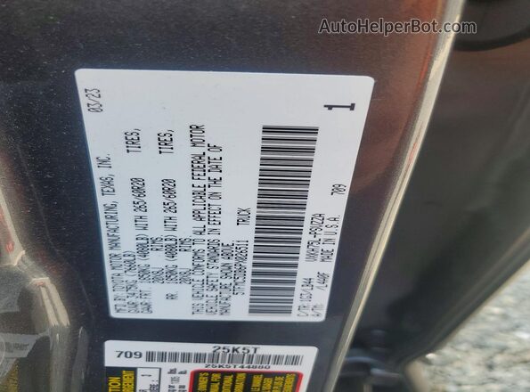 5TFMC5DB6PX026511 2023 TOYOTA TUNDRA Серый Вид подкапотного пространства