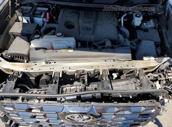 5TFNA5DB0PX086391 2023 TOYOTA TUNDRA Silver Вид задньої частини салону