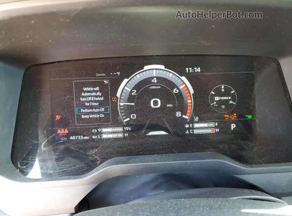 5TFNA5DB0PX086391 2023 TOYOTA TUNDRA Silver Вид щитка приладів
