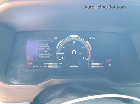 5TFNA5DB0PX116196 2023 TOYOTA TUNDRA Black Vista del cuadro de instrumentos