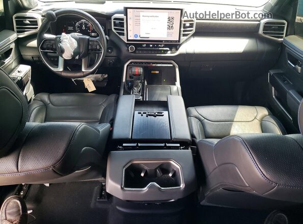 5TFNA5DB2RX132421 2024 TOYOTA TUNDRA Black Dashboard view
