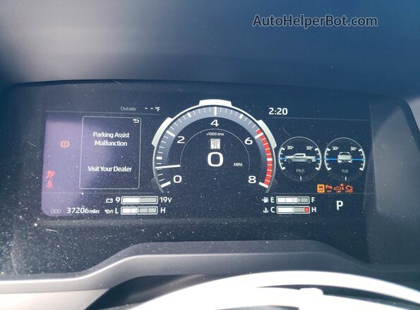 5TFNA5DB2RX132421 2024 TOYOTA TUNDRA Black Instrument cluster view