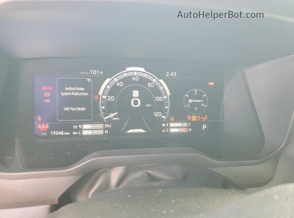 5TFNA5DB3RX206087 2024 TOYOTA TUNDRA Blue Vista del cuadro de instrumentos