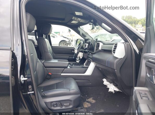 5TFNA5DB3SX293219 2025 TOYOTA TUNDRA Черный Вид салона спереди
