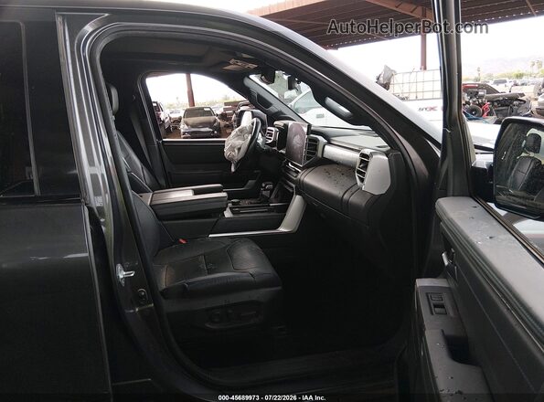 5TFNA5DB5PX124276 2023 TOYOTA TUNDRA Gray Front interior view