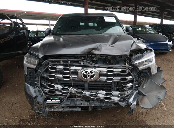 5TFNA5DB5PX124276 2023 TOYOTA TUNDRA Gray Front view