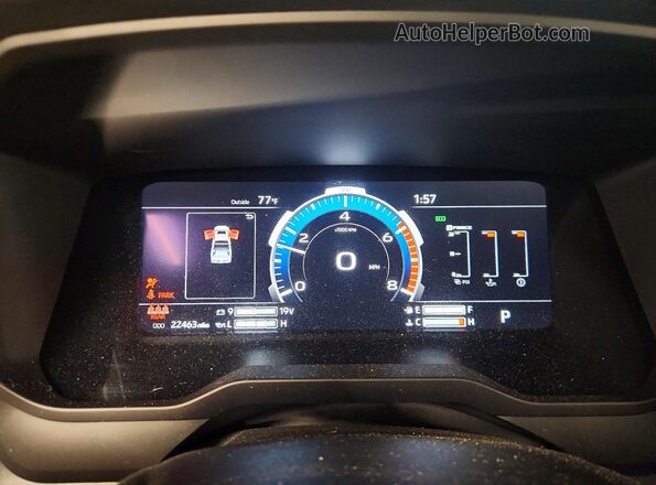 5TFNA5DB5RX229404 2024 TOYOTA TUNDRA Белый Вид щитка приборов