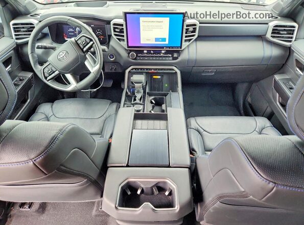 5TFNA5DB9RX164248 2024 TOYOTA TUNDRA Blue Dashboard view