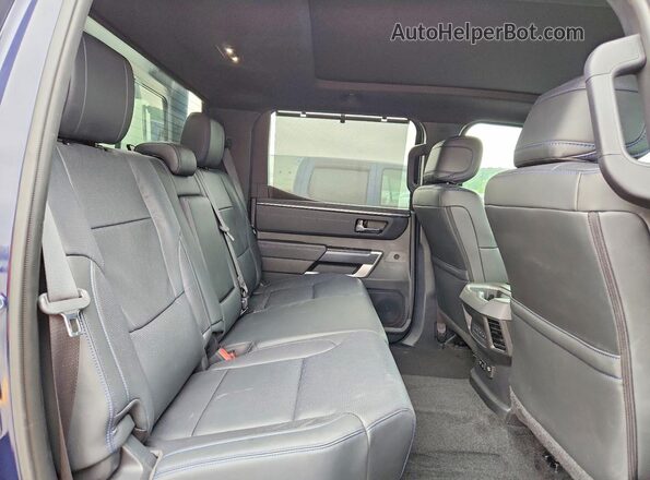 5TFNA5DB9RX164248 2024 TOYOTA TUNDRA Blue Rear seats view