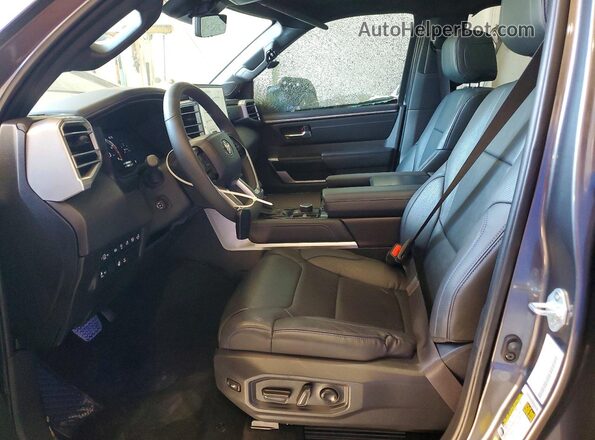 5TFNA5DB9SX290695 2025 TOYOTA TUNDRA Gray წინა სალონის ხედი