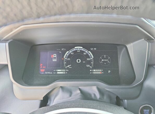 5TFNA5EC4NX001699 2022 TOYOTA TUNDRA Black Вид щитка приладів