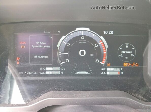 5TFNA5EC6PX019074 2023 TOYOTA TUNDRA Белый Вид щитка приборов