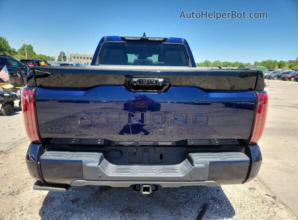 5TFNC5DB0PX017632 2023 TOYOTA TUNDRA Blue Вид ззаду