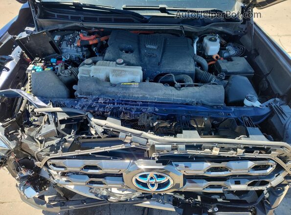 5TFNC5DB0PX017632 2023 TOYOTA TUNDRA Blue Вид задньої частини салону