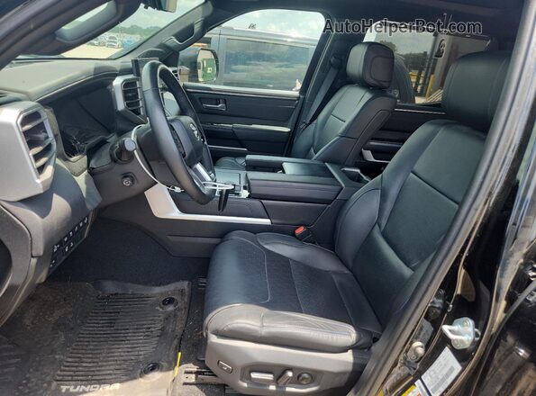 5TFNC5DB3PX039706 2023 TOYOTA TUNDRA Black Vista interior delantera