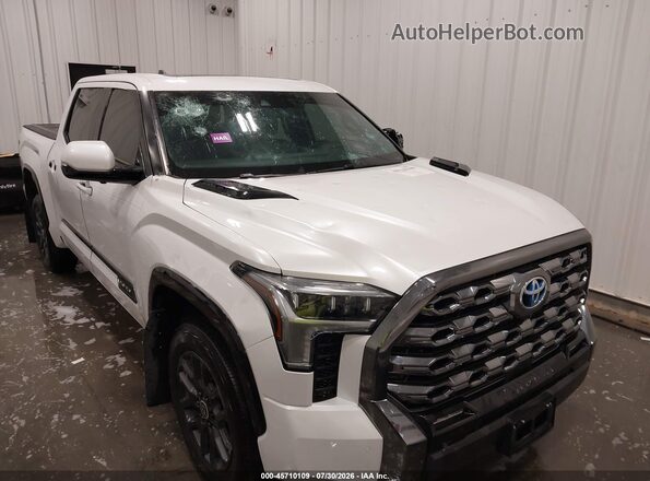 5TFNC5DBXRX041889 2024 TOYOTA TUNDRA HYBRID White Widok z przodu