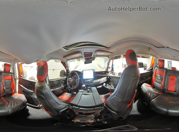 5TFPC5DB0NX003199 2022 TOYOTA TUNDRA Orange Панорамний вид салону 360°
