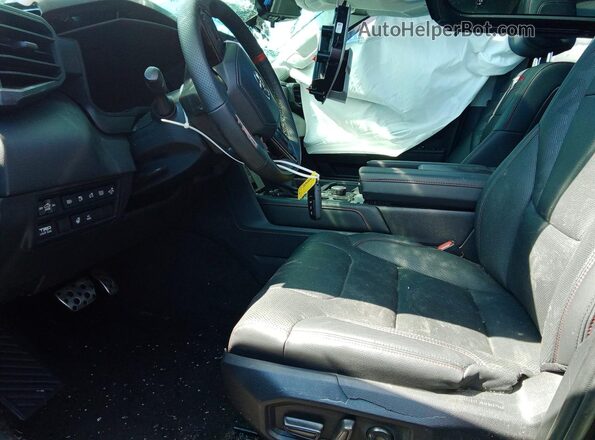 5TFPC5DB0NX011092 2022 TOYOTA TUNDRA Black წინა სალონის ხედი