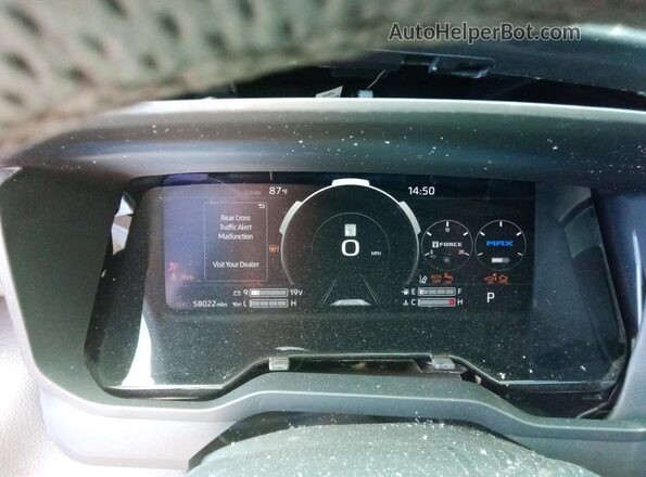 5TFPC5DB0NX011092 2022 TOYOTA TUNDRA Black ხელსაწყოთა პანელის ხედი