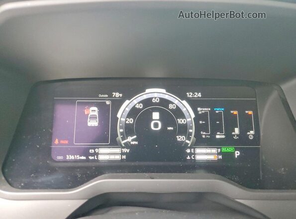 5TFPC5DB6SX090053 2025 TOYOTA TUNDRA Gray Instrument cluster view