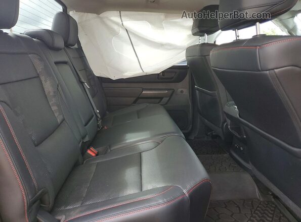 5TFPC5DB9NX011446 2022 TOYOTA TUNDRA Black Widok tylnych siedzeń