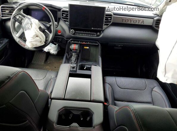 5TFPC5DB9NX011446 2022 TOYOTA TUNDRA Black Widok deski rozdzielczej