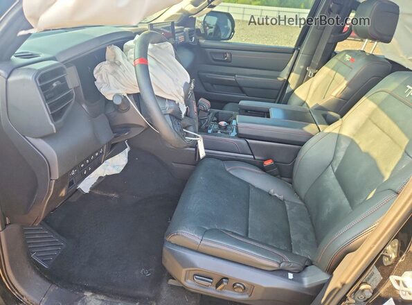 5TFPC5DBXSX087673 2025 TOYOTA TUNDRA Black Widok wnętrza z przodu