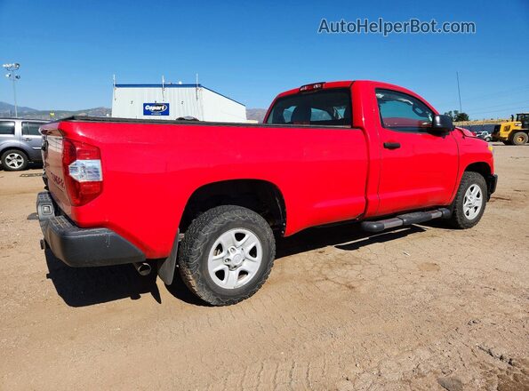 5TFPY5F16GX539521 2016 TOYOTA TUNDRA Красный Задняя правая четверть