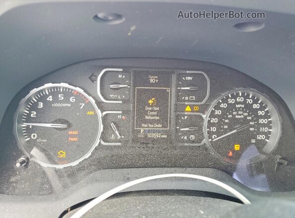 5TFRM5F11JX126062 2018 TOYOTA TUNDRA Red Սարքավորումների վահանակի տեսք