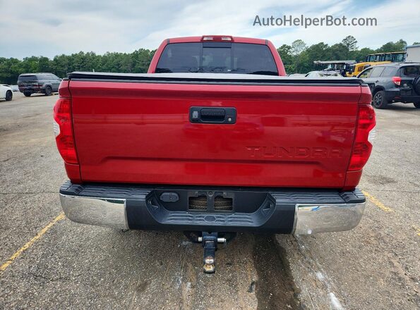 5TFRM5F13KX135959 2019 TOYOTA TUNDRA Красный Вид сзади