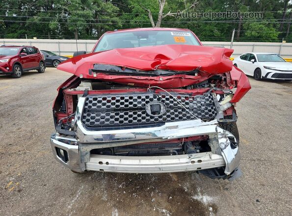 5TFRM5F13KX135959 2019 TOYOTA TUNDRA Красный Вид спереди