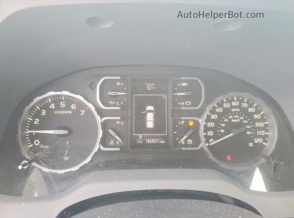 5TFRM5F13KX137517 2019 TOYOTA TUNDRA Two Tone Instrument cluster view