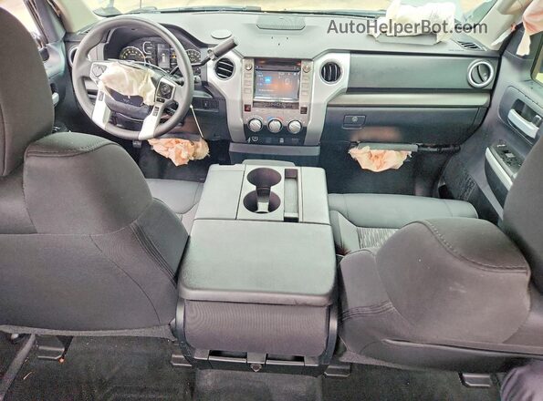 5TFRM5F15KX134909 2019 TOYOTA TUNDRA Gray წინა პანელის ხედი