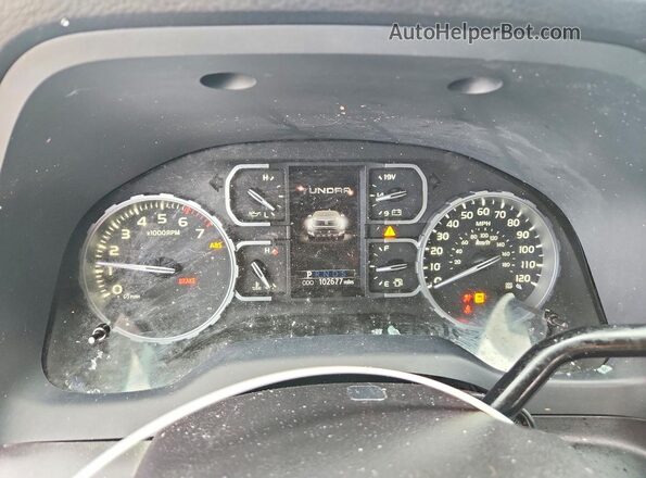 5TFRM5F15KX134909 2019 TOYOTA TUNDRA Gray ხელსაწყოთა პანელის ხედი
