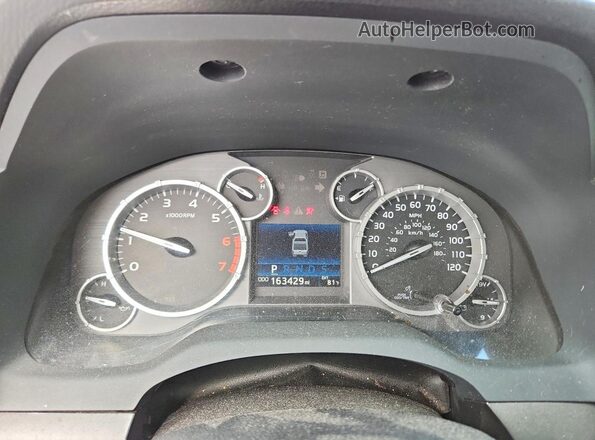 5TFRM5F16GX095609 2016 TOYOTA TUNDRA Charcoal Vista del cuadro de instrumentos