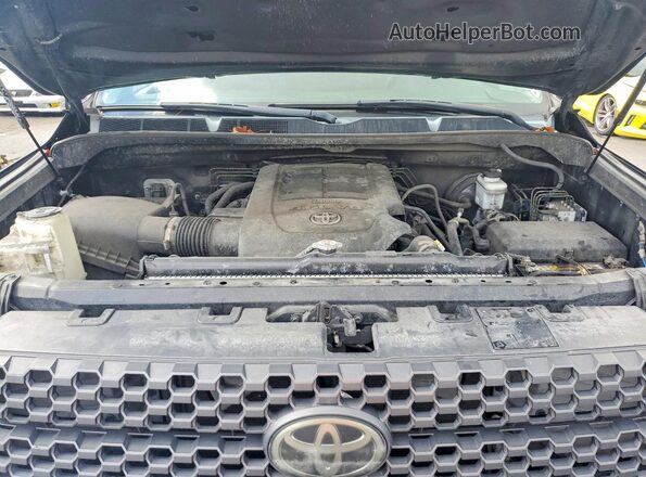 5TFRM5F17JX131914 2018 TOYOTA TUNDRA Black Вид задньої частини салону