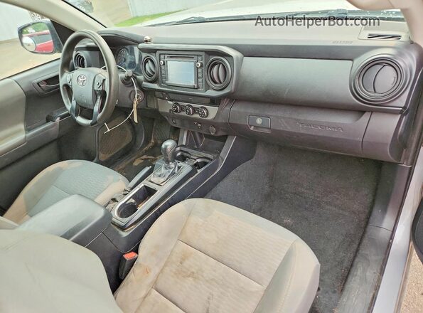 5TFRX5GN2JX127357 2018 TOYOTA TACOMA Silver Առջևի վահանակի տեսք