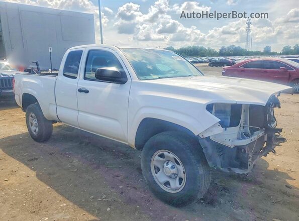5TFRX5GN3KX148476 2019 TOYOTA TACOMA Белый Передняя правая четверть